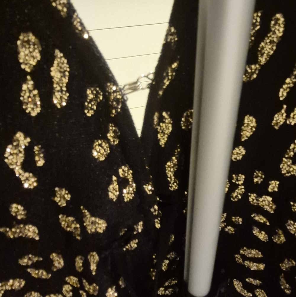 Show Me Your Mumu Leona Jumpsuit Medium Wide Leg Stretchy V Back - Picture 6 of 7